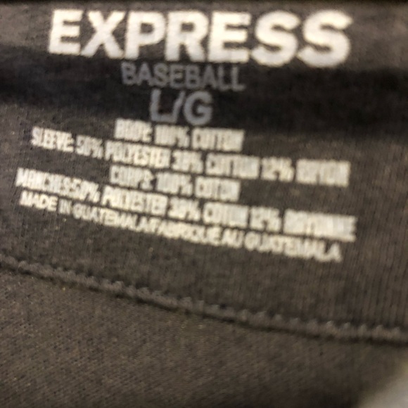 Large Express baseball tee - Picture 2 of 2